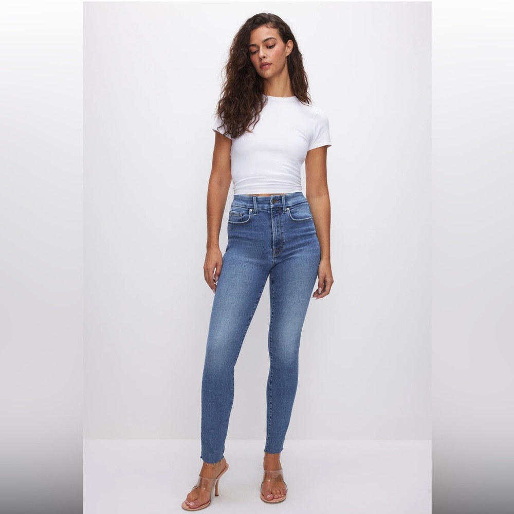 Good American Always Fits Good Waist Skinny Jeans